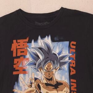 Dragon Ball Z Anime Crew Neck Graphic Casual T Shirt Adult Mens Size M Black